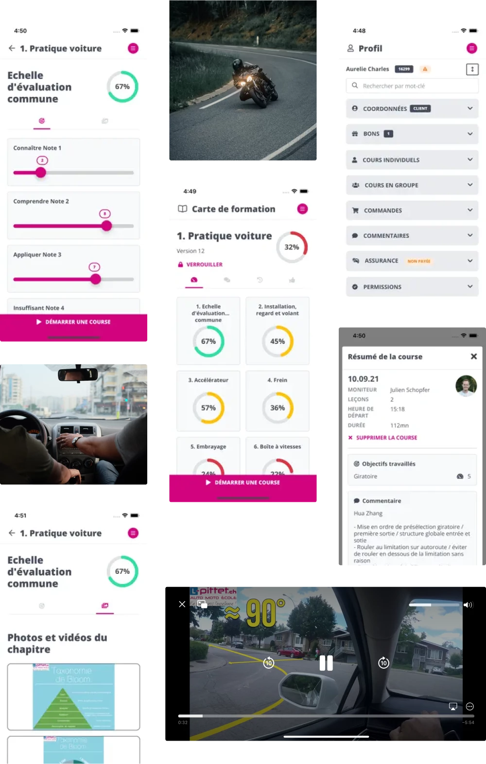 Screens app - mobile Screens app - mobile